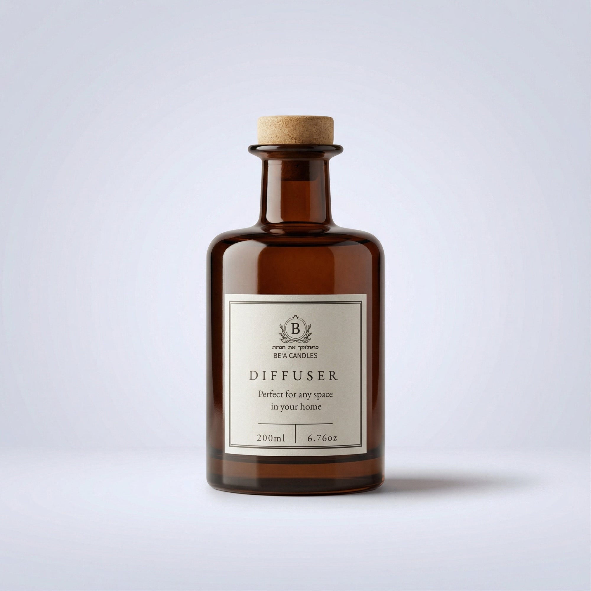 מפיץ ריח 250 מ"ל מעוצב חום אמבר