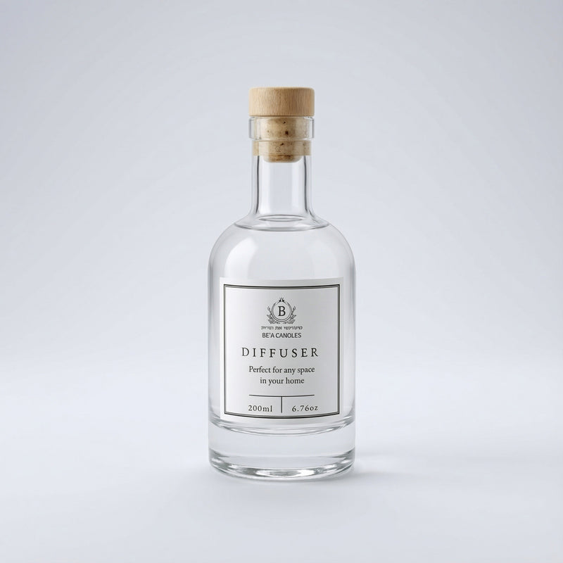 מפיץ ריח 200 מ"ל מעוצב שקוף